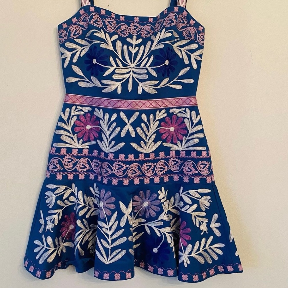 ALEXIS Venise Embroidered Mini Dress. Size XS. Worn once, perfect condition